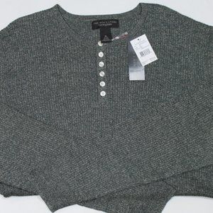 Bloomingdales The Men's Store SILK/LINEN Men's Sweater Gray XXLNWT